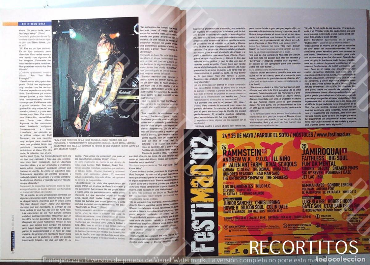 M&uacute;sica de colecci&oacute;n: BETTY GLOW TORCH ROCK - Foto 2