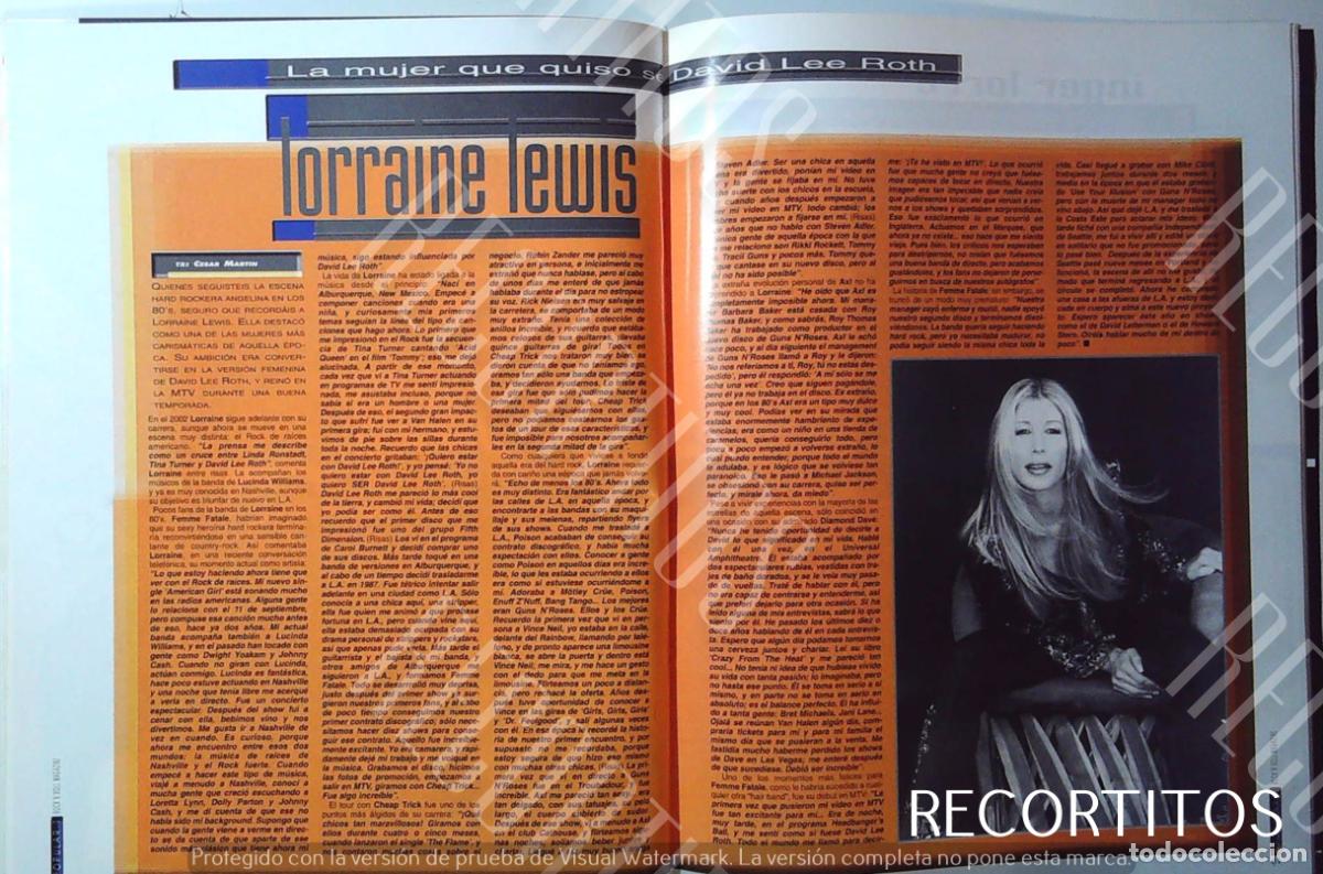 M&uacute;sica de colecci&oacute;n: LORRAINE LEWIS ROCK POP