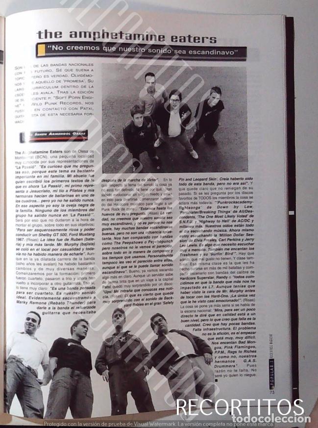 M&uacute;sica de colecci&oacute;n: THE AMPHETAMINE EATERS METAL ROCK POP