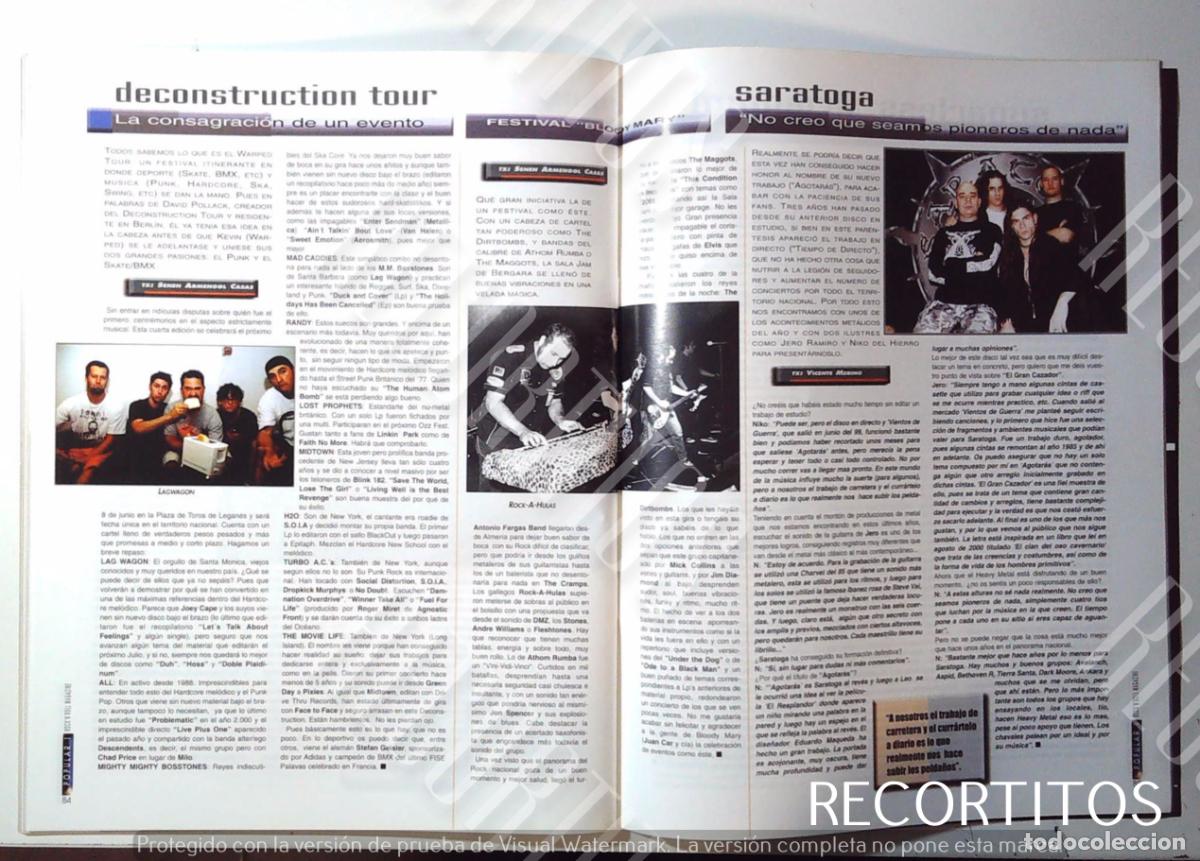 M&uacute;sica de colecci&oacute;n: DECONSTRUCTION TOUR SARATOGA