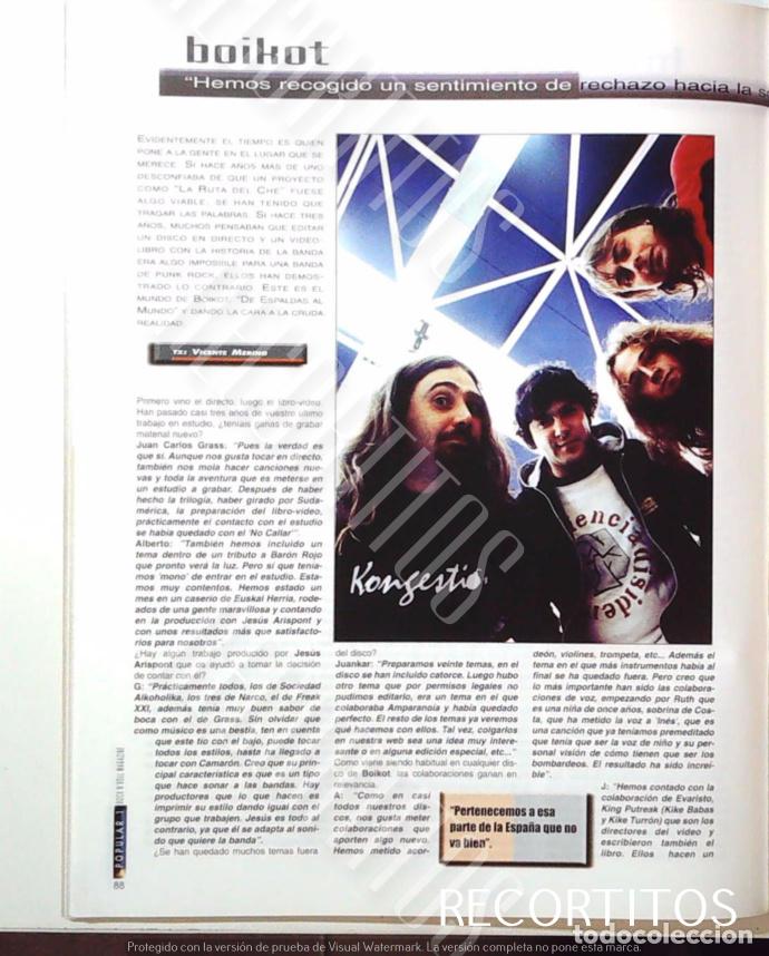 M&uacute;sica de colecci&oacute;n: METAL ROCK POP BIKOT BOIKOT