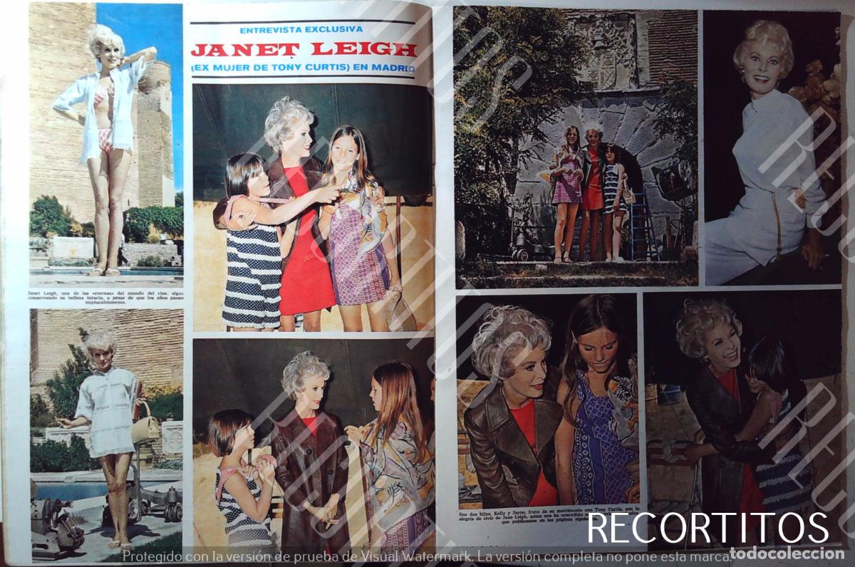 Collectible Music: JANET LEIGH JAMIE LEE CURTIS EN MADRID ROSSANO BRAZZI
