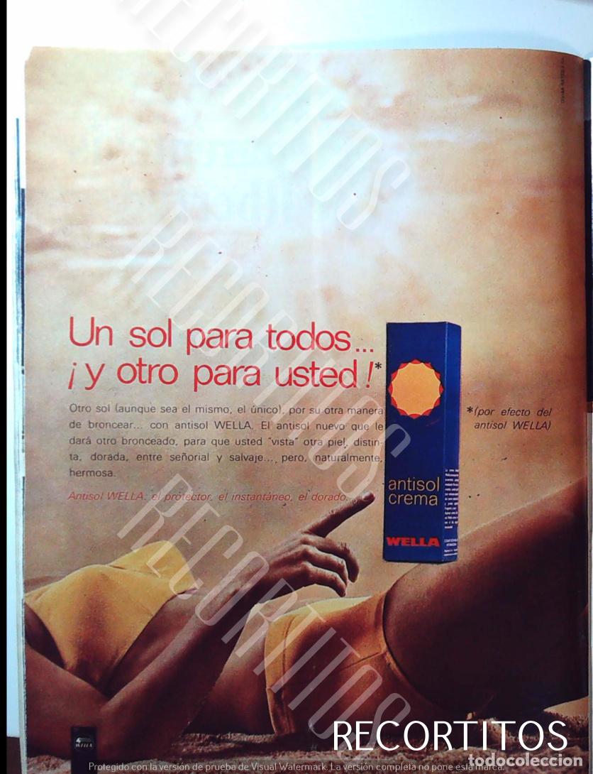 Collectible Music: WELLA ANTISOL CREMA ANUNCIO PUBLICIDAD