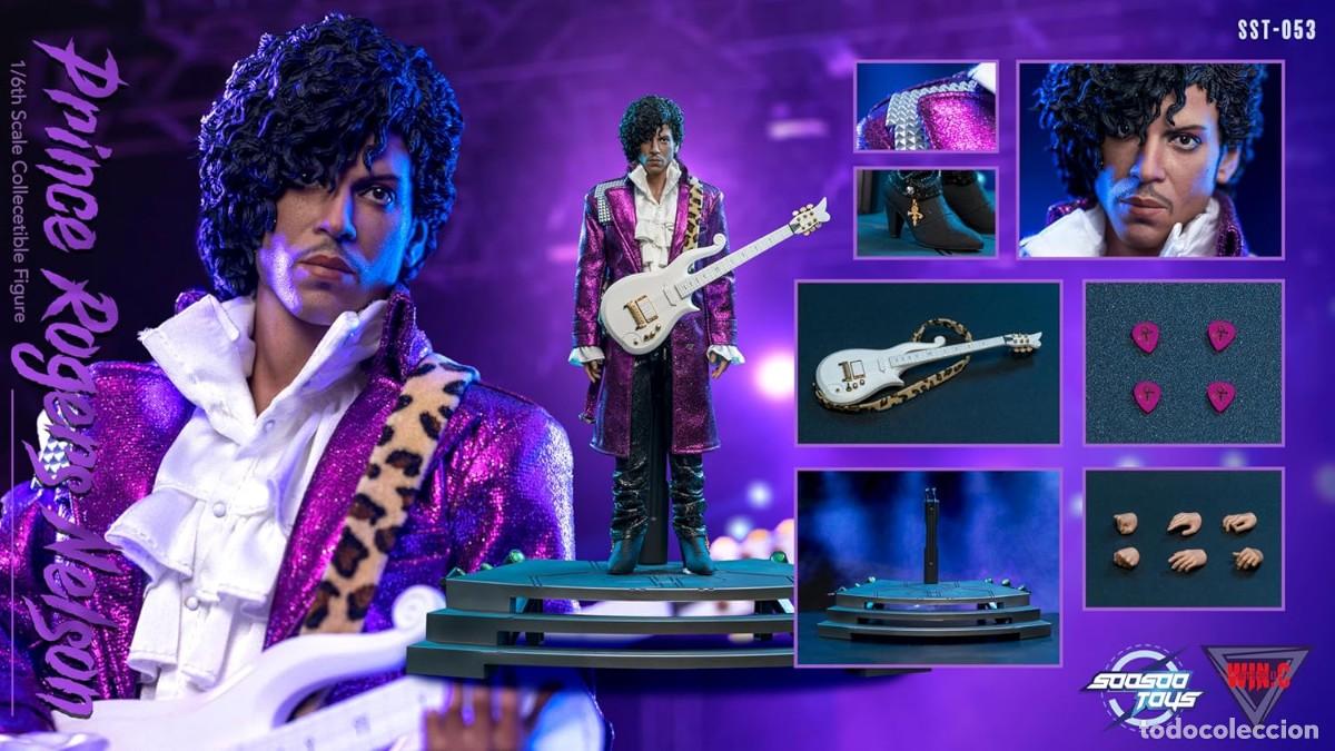 Collectible Music: Prince Rogers Nelson Body Headset Cosplay Figura de acci&oacute;n-[Tbmodel] Soosootoys SST-053 1/6 Figura