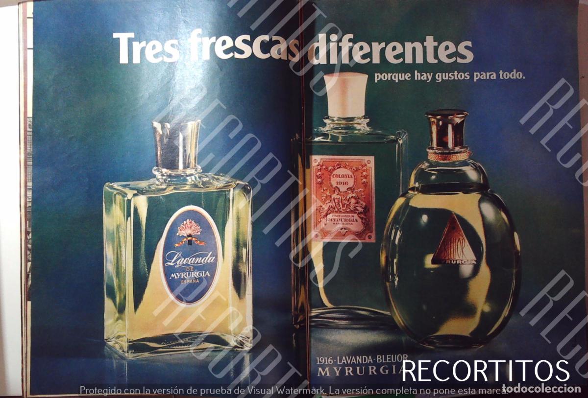 Musique de collection: 1916 MRURGIA ANUNCIO PUBLICIDAD LAVANDA FRAGANCIAS BELUOR