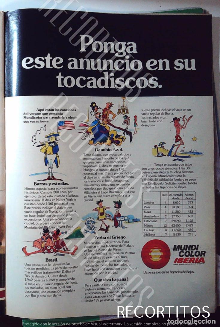 Musique de collection: MUNDI COLOR IBERIA ANUNCIO PUBLICIDAD