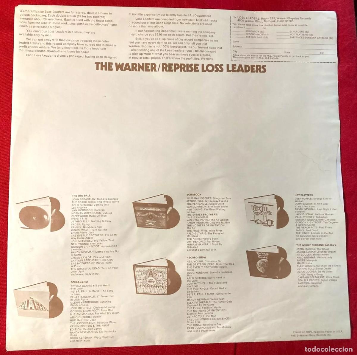 Collectible Music: WARNER / REPRISE - RARE INNER SLEEVE LP 12&rdquo; VINTAGE ! COLLECTORS EXC