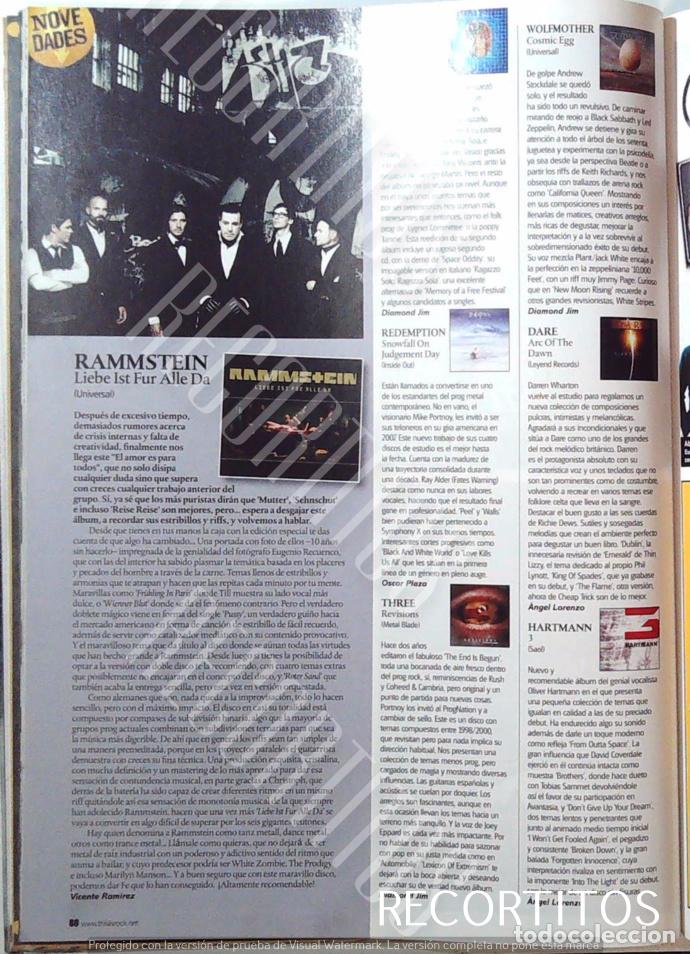 M&uacute;sica de colecci&oacute;n: RAMMSTEIN MUSIC ROCK - Foto 1