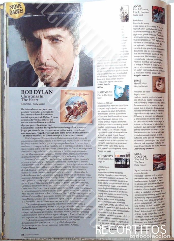 M&uacute;sica de colecci&oacute;n: BOB DYLAN CHRISTMAS IN THE HEART