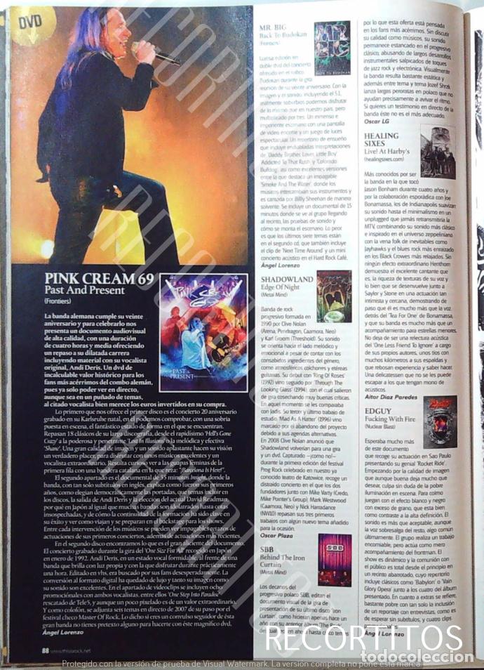 M&uacute;sica de cole&ccedil;&atilde;o: PINK CREAM 69 PAST AND PRESENT