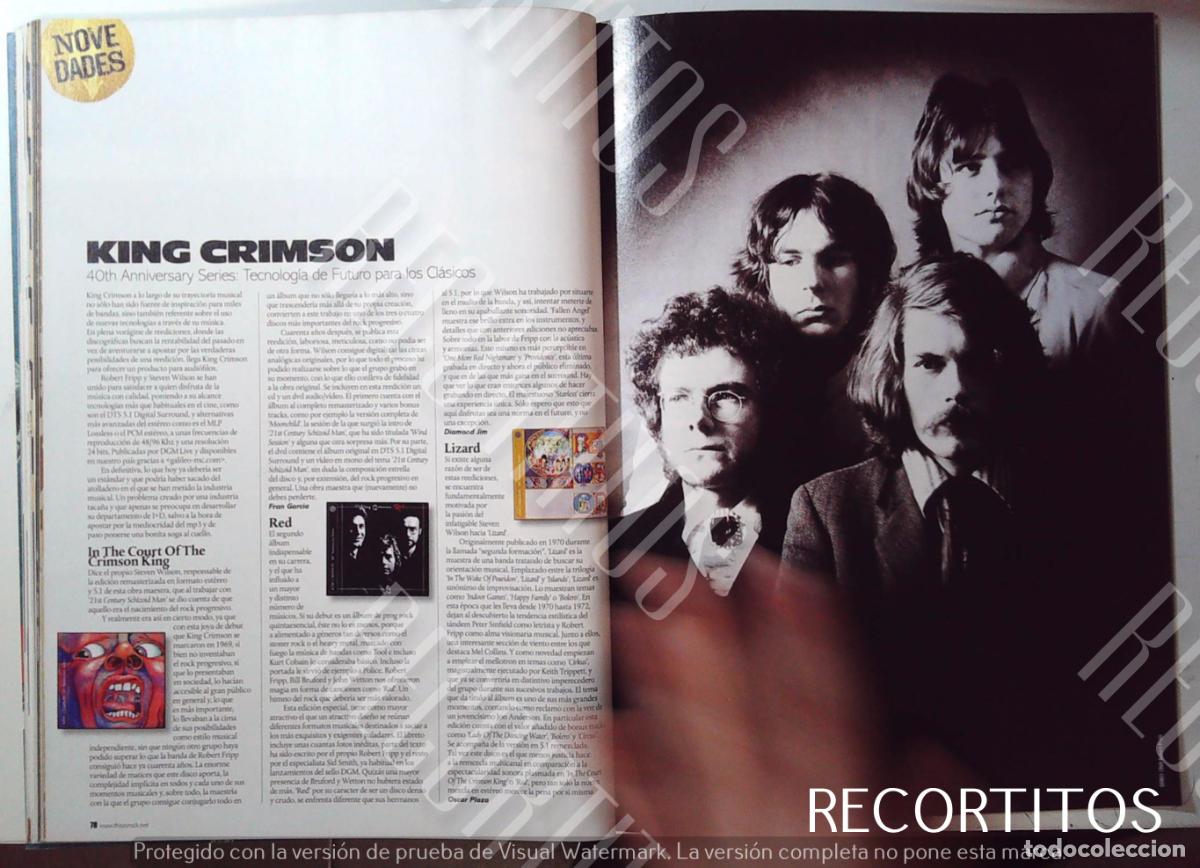 M&uacute;sica de colecci&oacute;n: KING CRIMSON DSCOGRAFIA - Foto 1