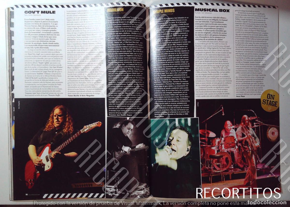 Musique de collection: GOVT MULE MARILLION SIMPLE MINDS MUSICAL BOX