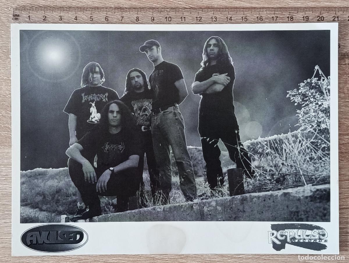 Collectible Music: AVULSED POSTAL OFICIAL PROMOCIONAL DEATH METAL REPULSE RECORDS