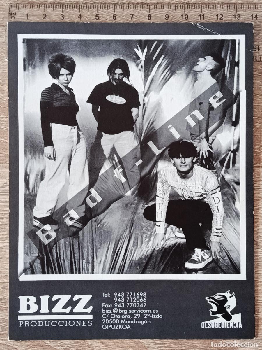 Collectible Music: BAD F-LINE POSTAL PROMOCIONAL OFICIAL FRONT 242 METAL INDUSTRIAL TECHNO POP