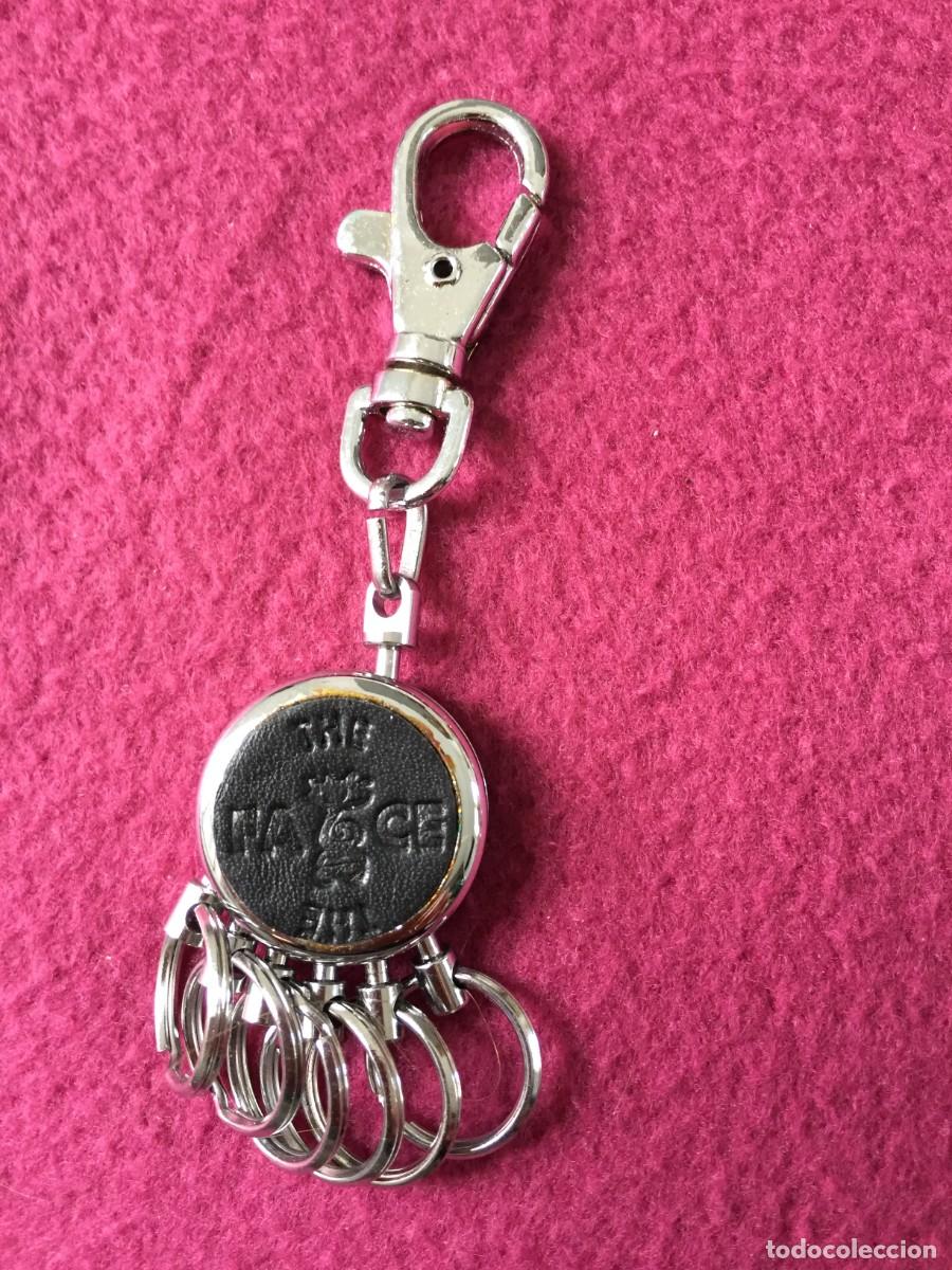 M&uacute;sica de colecci&oacute;n: Bonito llavero en cuero y metal de la discoteca THE FACE ( PINEDO ) - RUTA DEL BAKALAO - VALENCIA