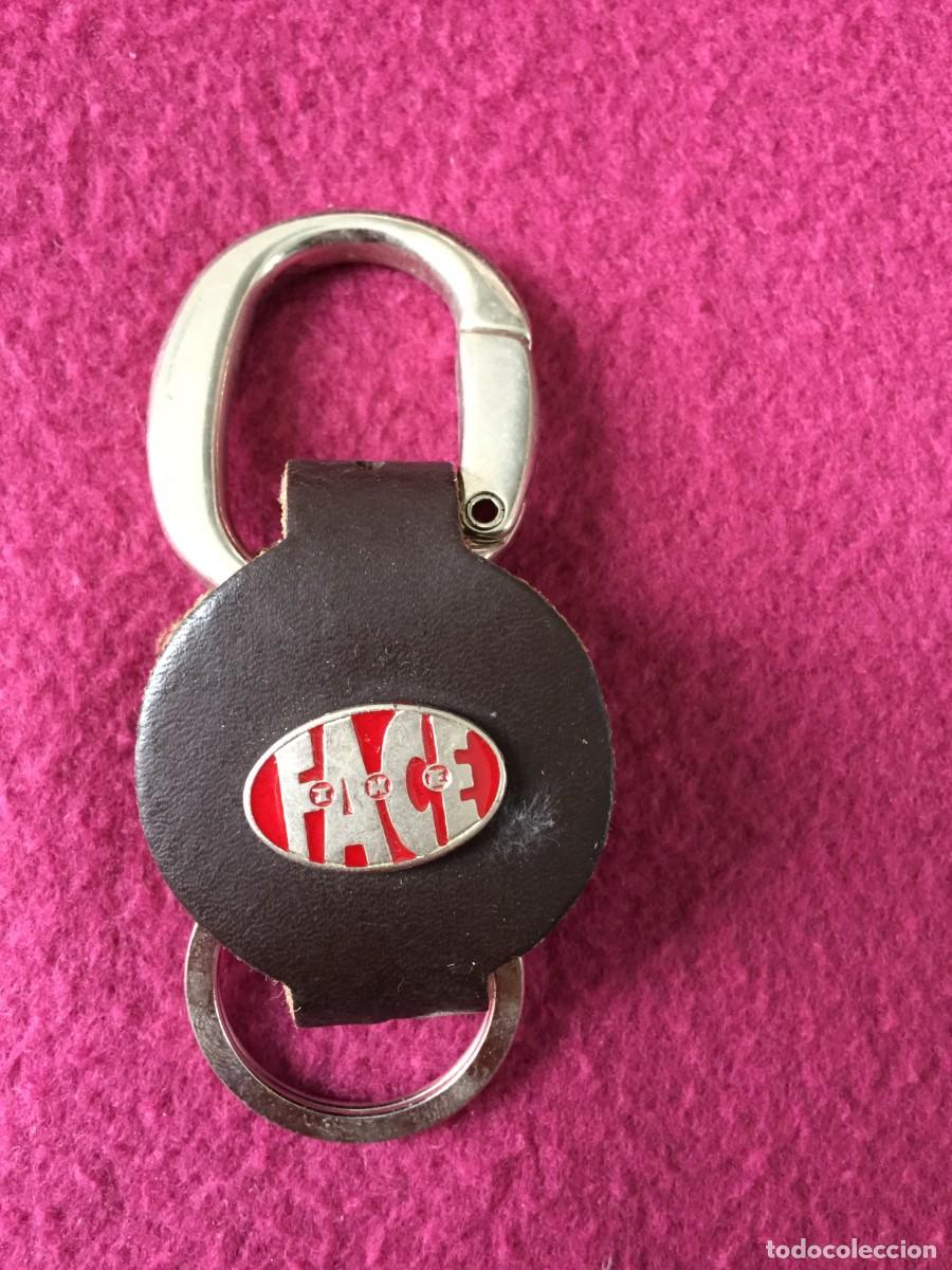 M&uacute;sica de colecci&oacute;n: Bonito llavero en cuero y metal de la discoteca THE FACE ( PINEDO ) - RUTA DEL BAKALAO - VALENCIA