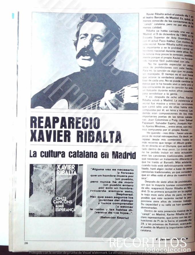 M&uacute;sica de colecci&oacute;n: XABIER XAVIER RIBALTA - Foto 1