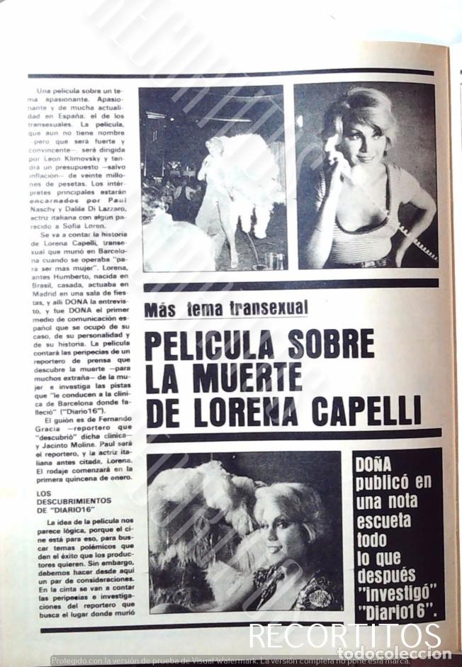 M&uacute;sica de colecci&oacute;n: PAUL NASCHY LORENA CAPELLI TRANSEXUAL - Foto 2