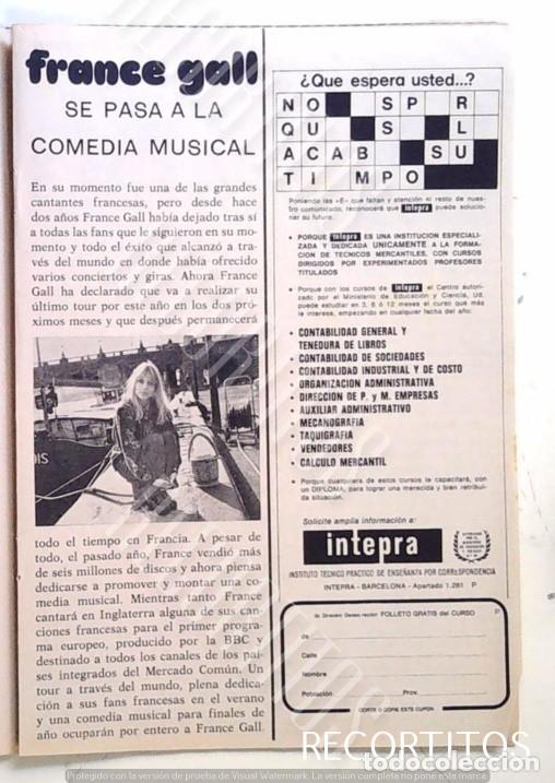 M&uacute;sica de colecci&oacute;n: FRANCE GALL CANTANTE FRANCESA