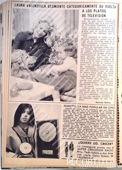 M&uacute;sica de colecci&oacute;n: JEANETTE LAURA VALENZUELA - Foto 1