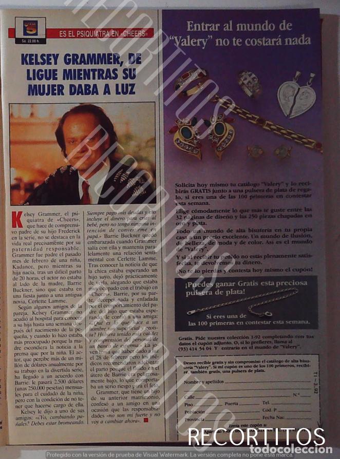 M&uacute;sica de colecci&oacute;n: KELSEY GRAMMER CHEERS CHERS - Foto 1
