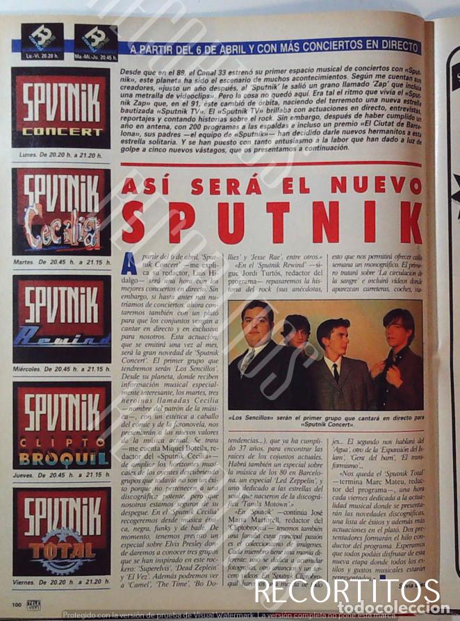 M&uacute;sica de colecci&oacute;n: SPUTNIK LOS SENCILLOS - Foto 1