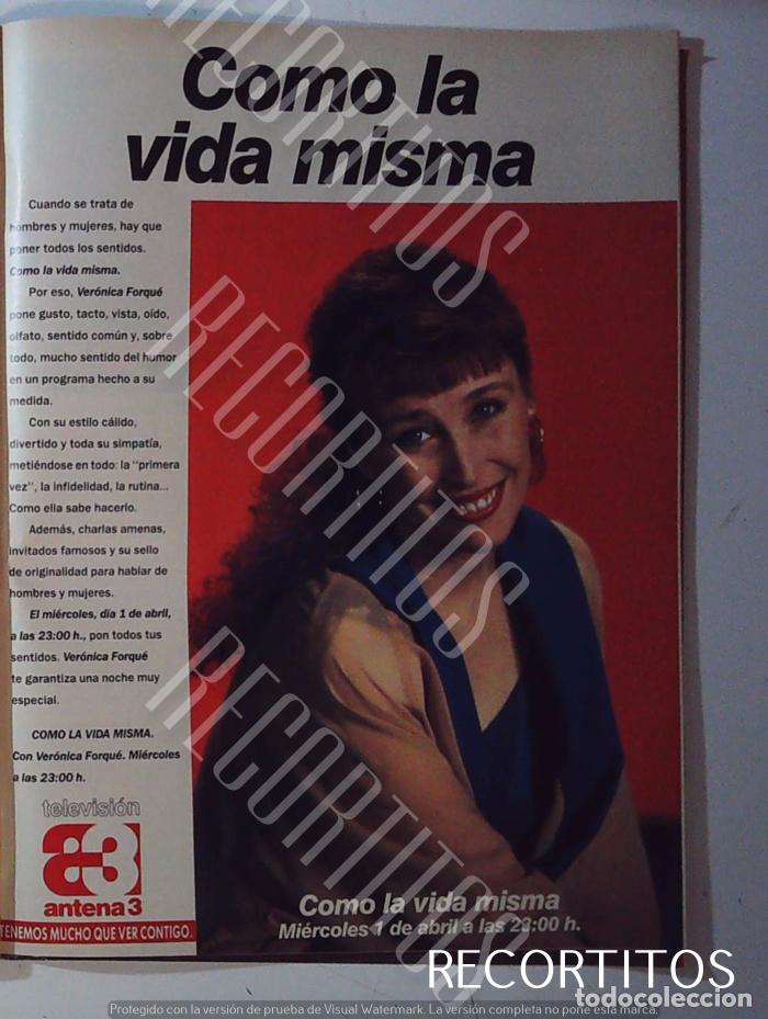 M&uacute;sica de colecci&oacute;n: VERONICA FORQUE COMO LA VIDA MISMA - Foto 1