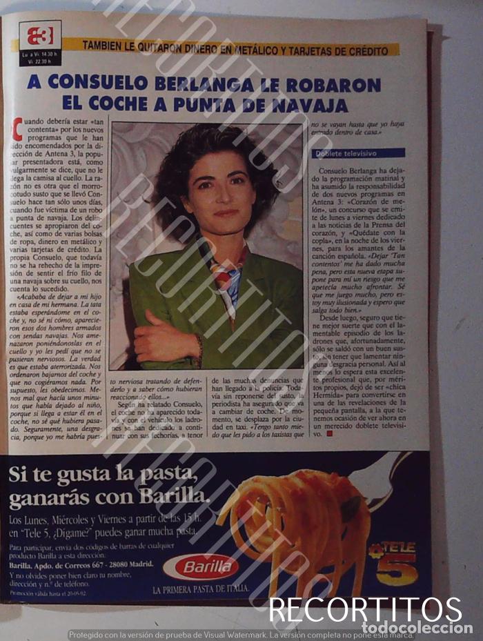 M&uacute;sica de colecci&oacute;n: CONSUELO BERLANGA PASTA BARILLA