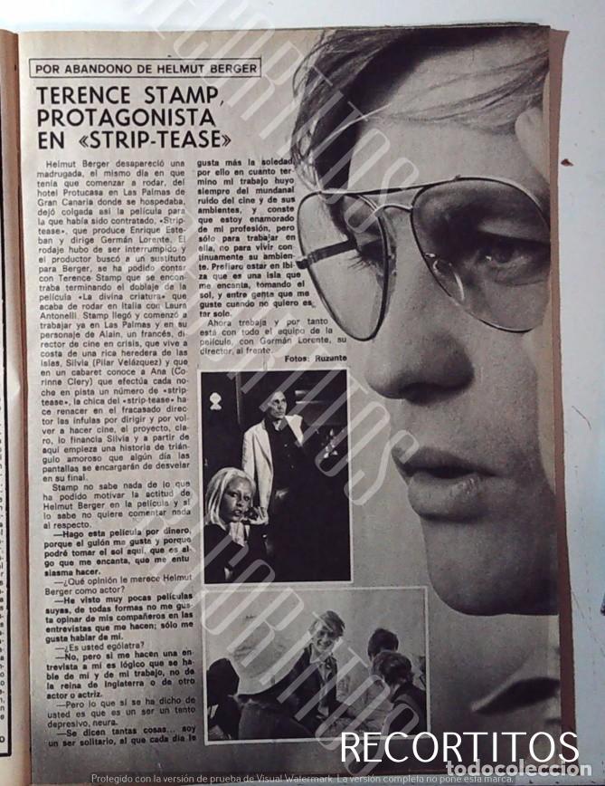 M&uacute;sica de colecci&oacute;n: TERENCE STAMP STRIPTEASE