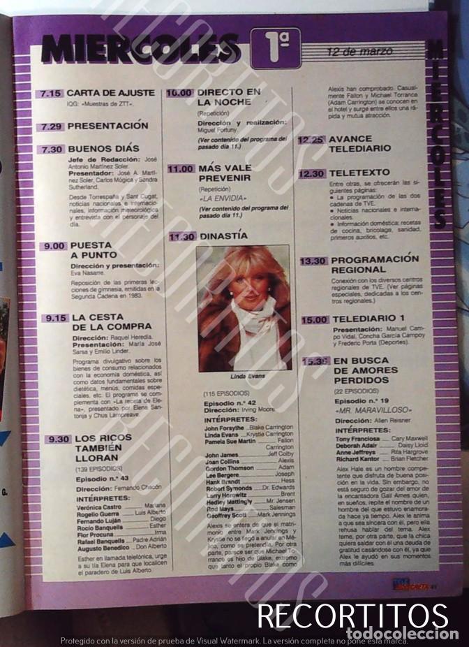 M&uacute;sica de colecci&oacute;n: LINDA EVANS DINASTIA