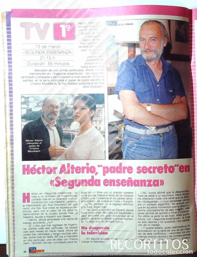 M&uacute;sica de colecci&oacute;n: SEGUNDA ENSE&Ntilde;ANZA CRISTINA MARSILLACH HECTOR ALTERIO