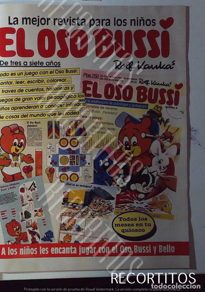 Collectible Music: EL OSO BUSSI ANUNCIO PUBLICIDAD