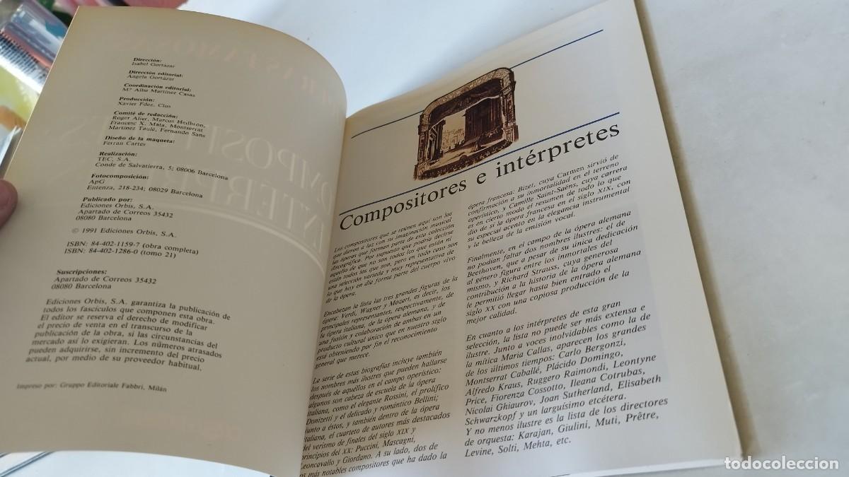 M&uacute;sica de colecci&oacute;n: COMPOSITORES E INTERPRETES / / EVA 259 / ORBIS FABBRI - Foto 3