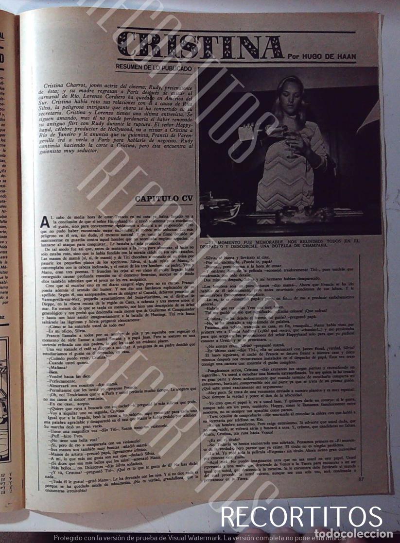 Collectible Music: CRISTINA EN SEMANA CAPITULO 105 GENIOL