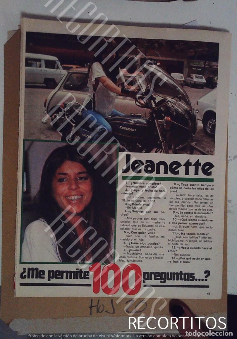 Collectible Music: JEANETTE 100 PREGUNTAS SOY REBELDE PORQUE TE VAS
