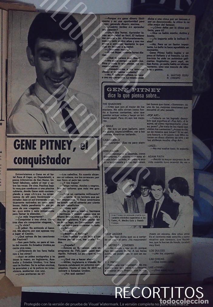Collectible Music: GENE PITNEY FRANCOISE HARDY VIANELLO RICHARD ANTHONY ANA IDENTICI PINI DONAGGIO CLAUDIO VILLA LOS IN