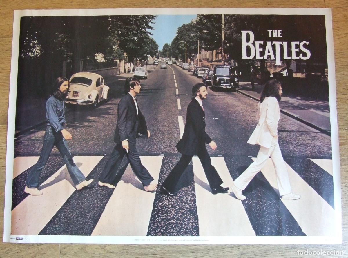 Collectible Music: POSTER THE BEATLES ABBEY ROAD PRODUCTO OFICIAL APPLE EDITADO POR SPLASH MADE IN UK