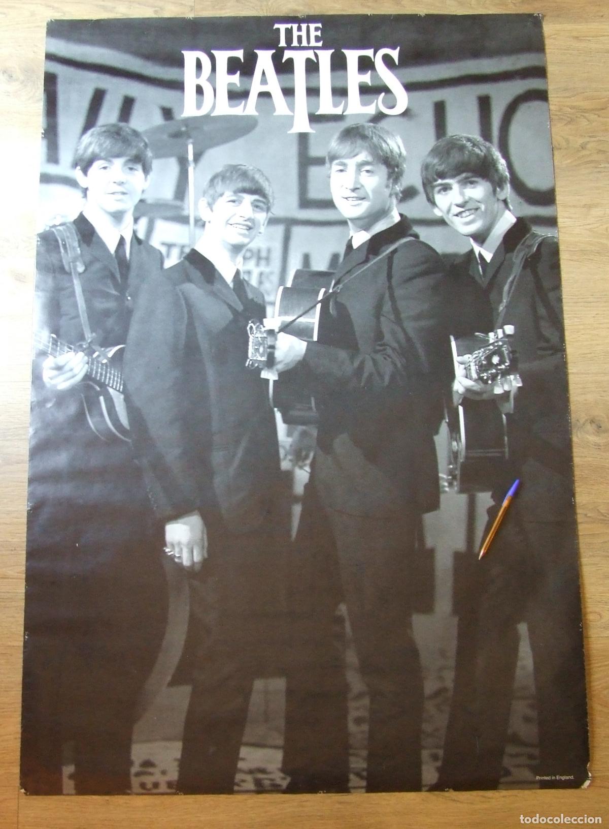 Collectible Music: POSTER SUPER GIGANTE THE BEATLES PRINTED IN ENGLAND