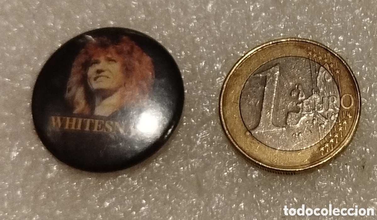 M&uacute;sica de colecci&oacute;n: Chapa / pin whitesnake. - Foto 2