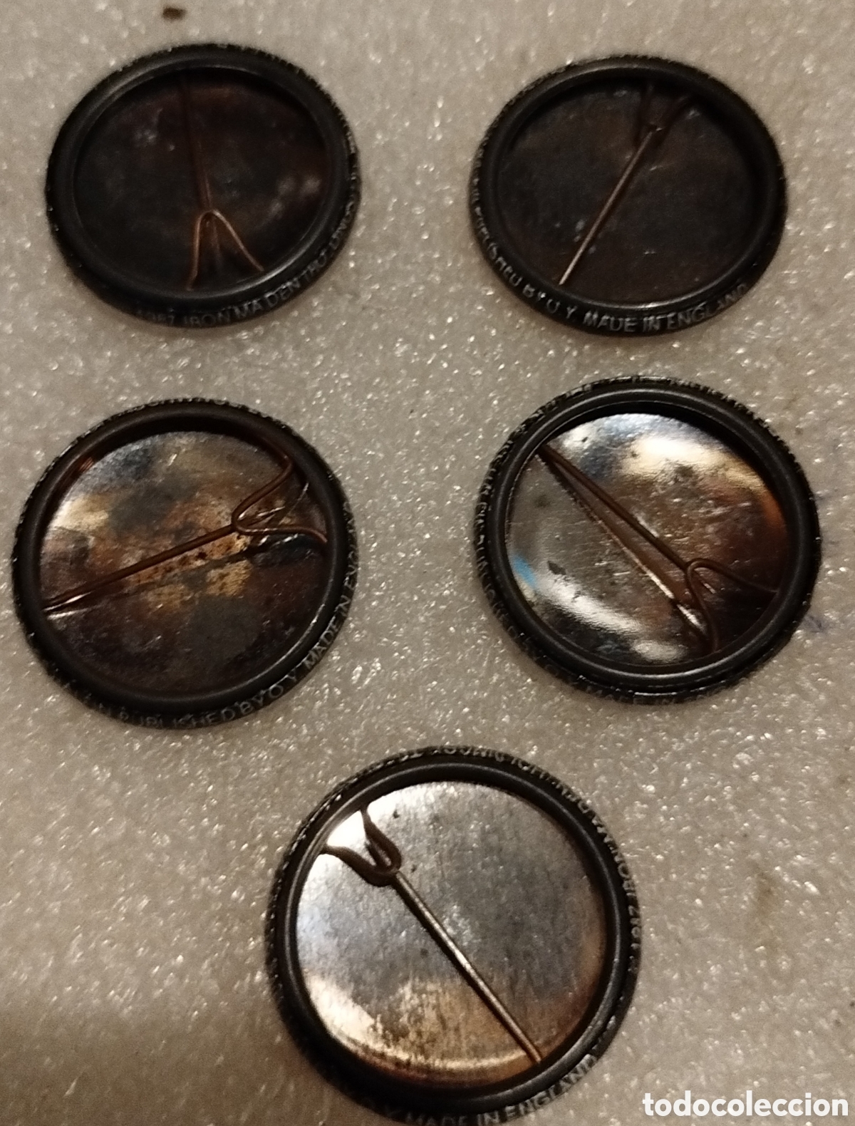 M&uacute;sica de colecci&oacute;n: 5 chapas / pin Iron Maiden - Foto 3