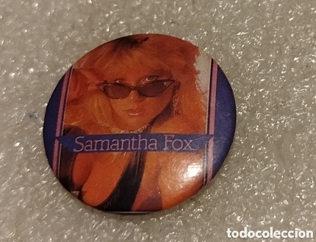 M&uacute;sica de colecci&oacute;n: Chapa / pin Samantha Fox - Foto 1