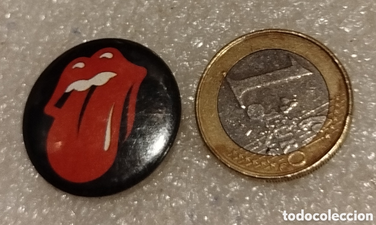 M&uacute;sica de colecci&oacute;n: Chapa / pin Rolling Stones - Foto 2