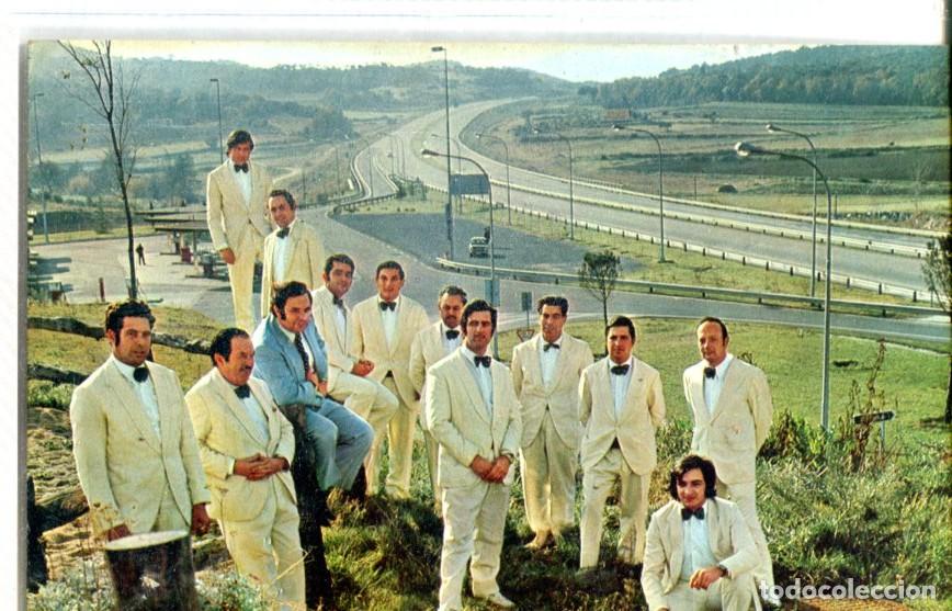 Musique de collection: postal publicitaria promocional . Gran Orquestra Amoga Vidreres