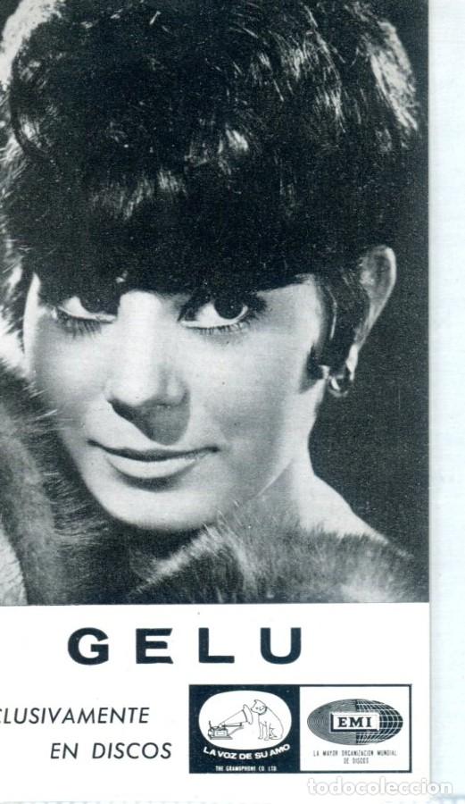 Collectible Music: postal publicitaria promocional . Gelu