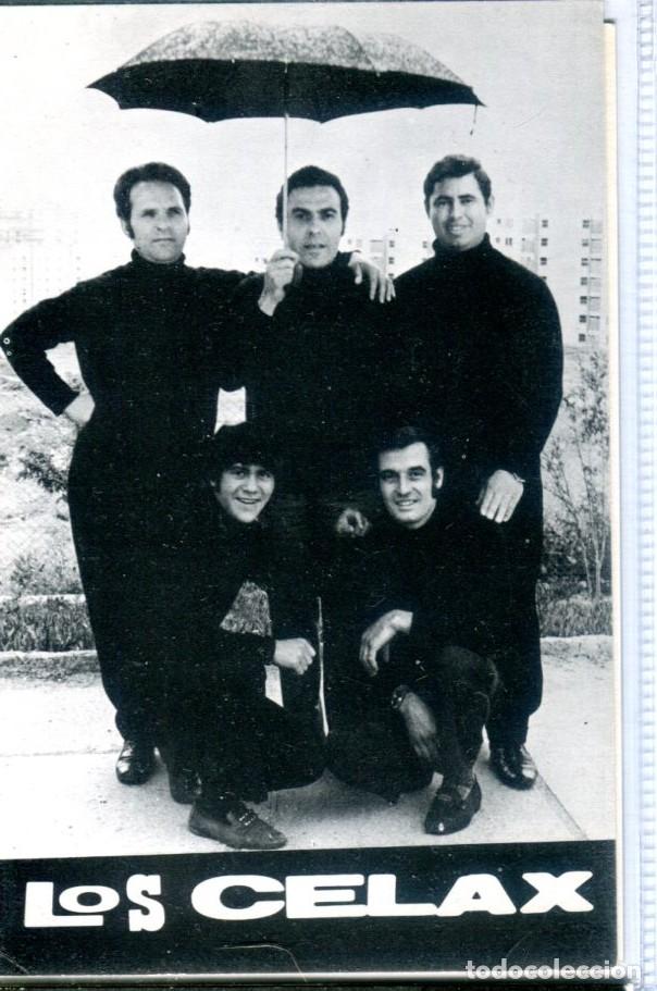 M&uacute;sica de colecci&oacute;n: postal publicitaria promocional . Los celax - Foto 1