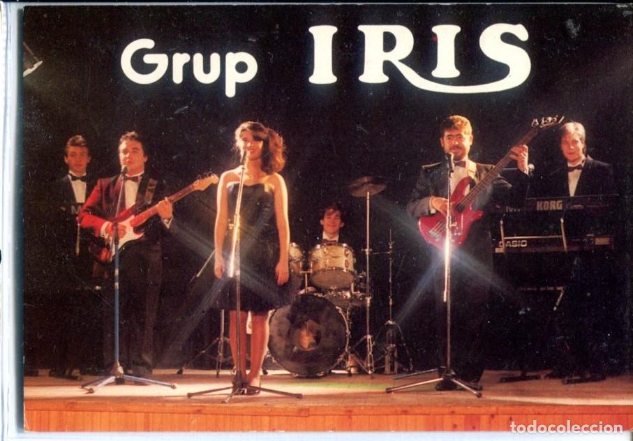 M&uacute;sica de colecci&oacute;n: postal publicitaria promocional . Grup Iris - Foto 1