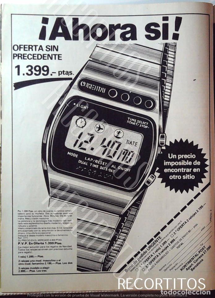 M&uacute;sica de colecci&oacute;n: RELOJ DIGITAL ANUNCIO PUBLICIDAD