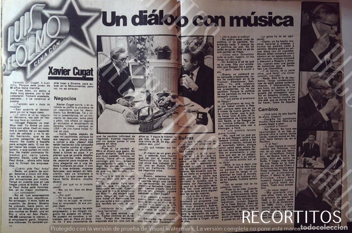 M&uacute;sica de colecci&oacute;n: XAVIER CUGAT LUIS DEL OLMO