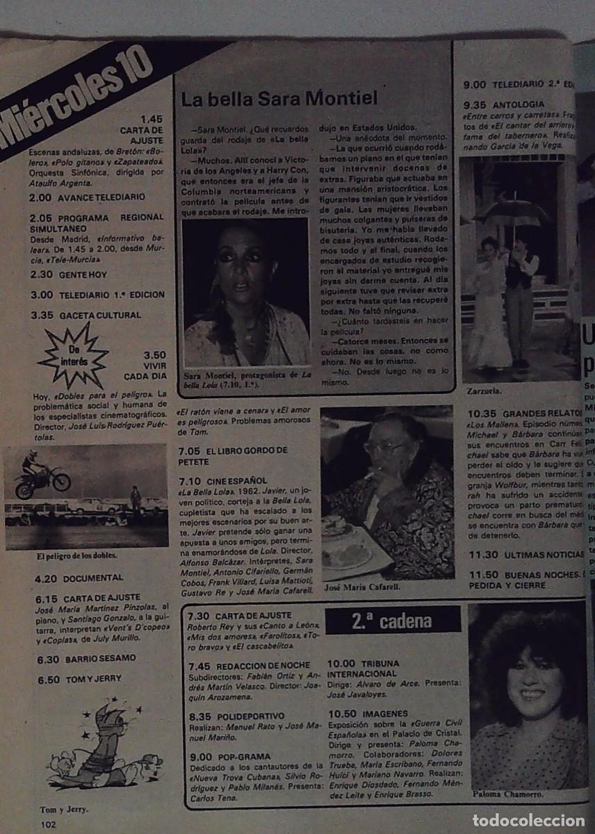 M&uacute;sica de colecci&oacute;n: SARA MONTIEL PALOMA CHAMORRO TO Y JERRY