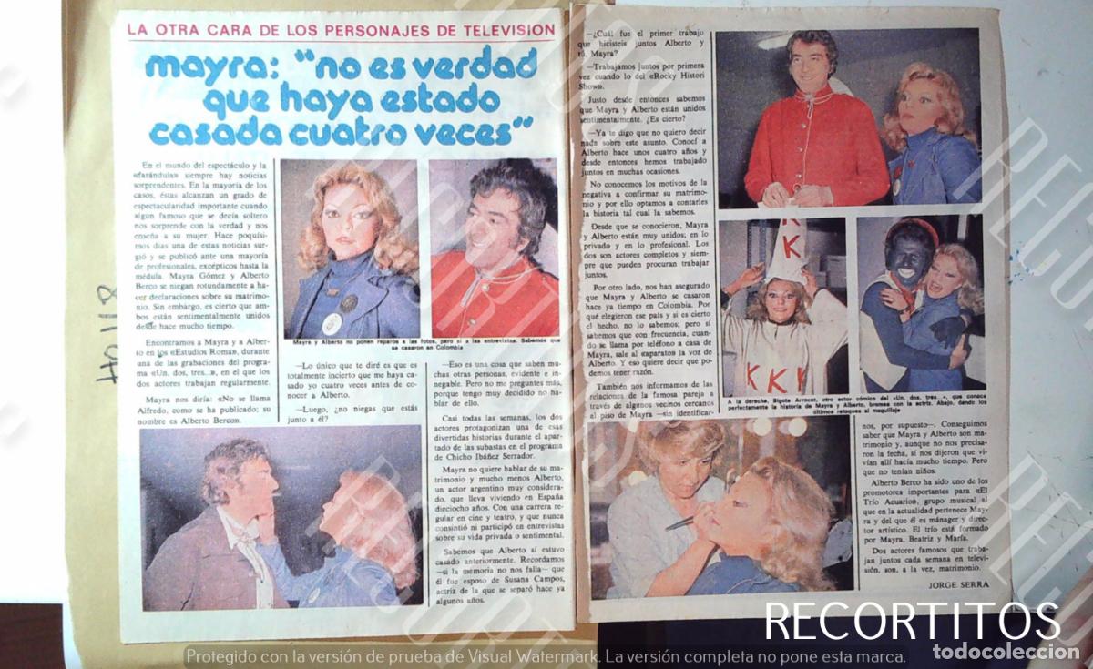 M&uacute;sica de colecci&oacute;n: MAYRA GOMEZ KEMP UN DOS TRES 1 2 3 TRIO ACUARIO